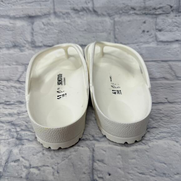 Birkenstock Honolulul Flip Flops White Size 41 Womens 10 Mens 8 Unisex Eva - Picture 4 of 4